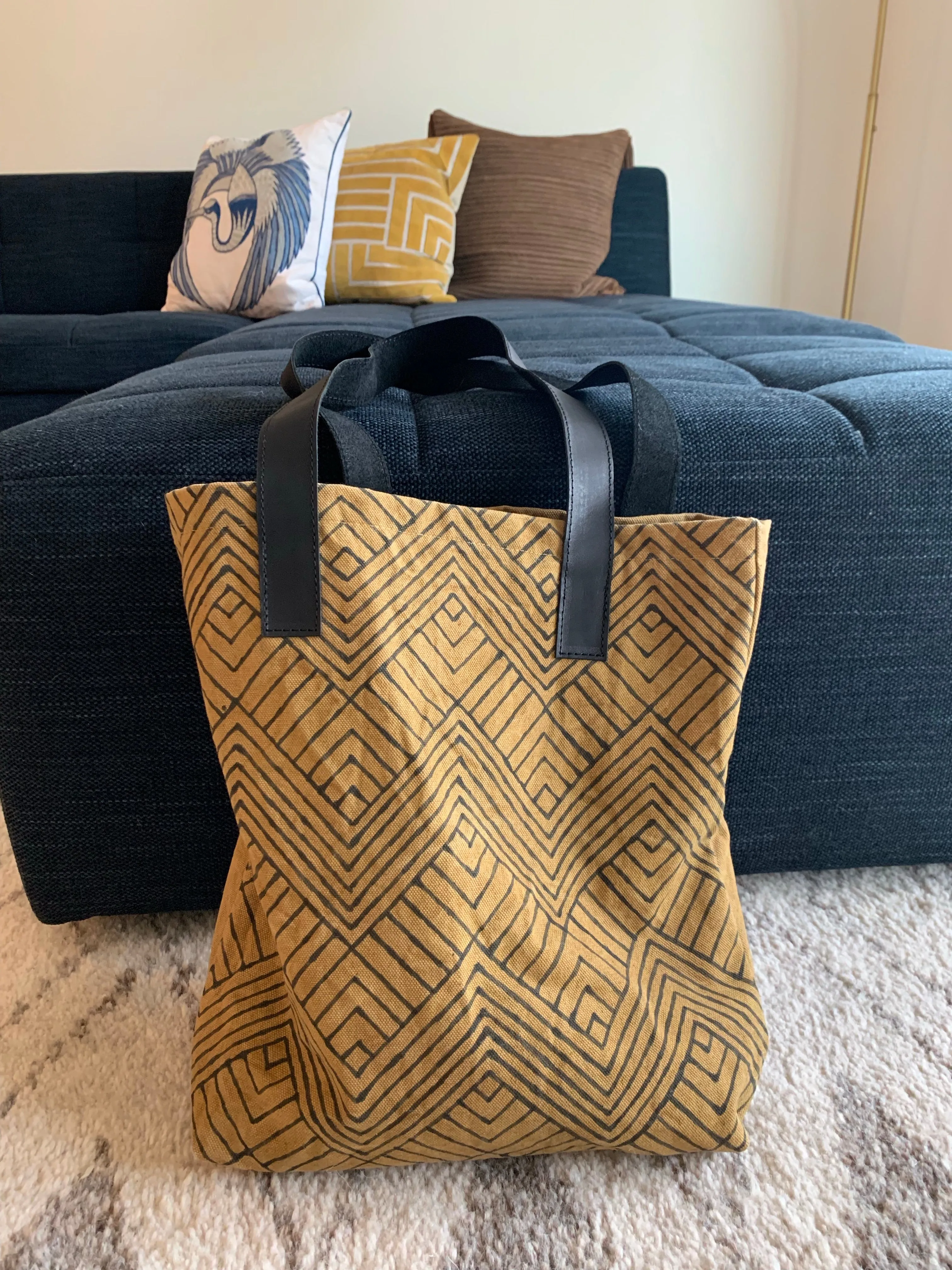 Nora Tote with Leather Straps (MORE COLORS)
