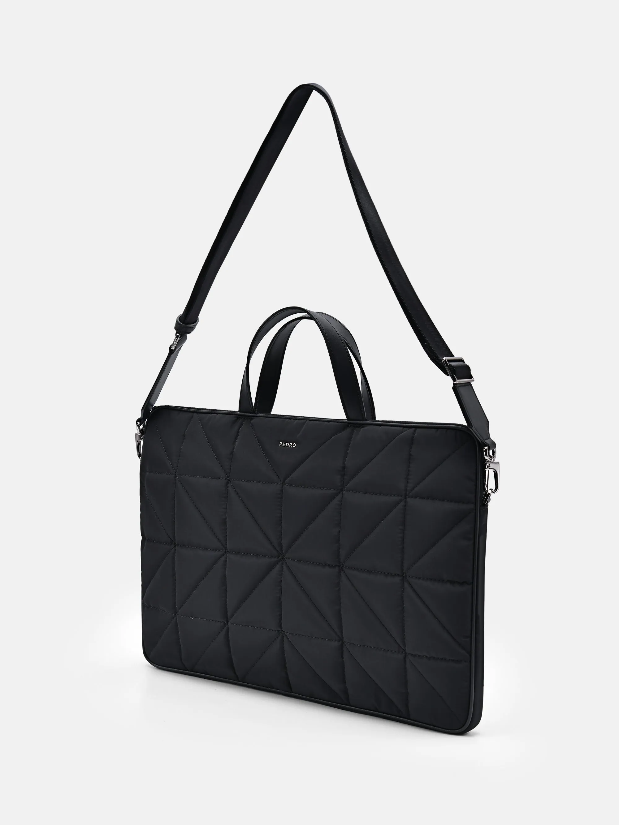 Nylon Portfolio Bag in Pixel