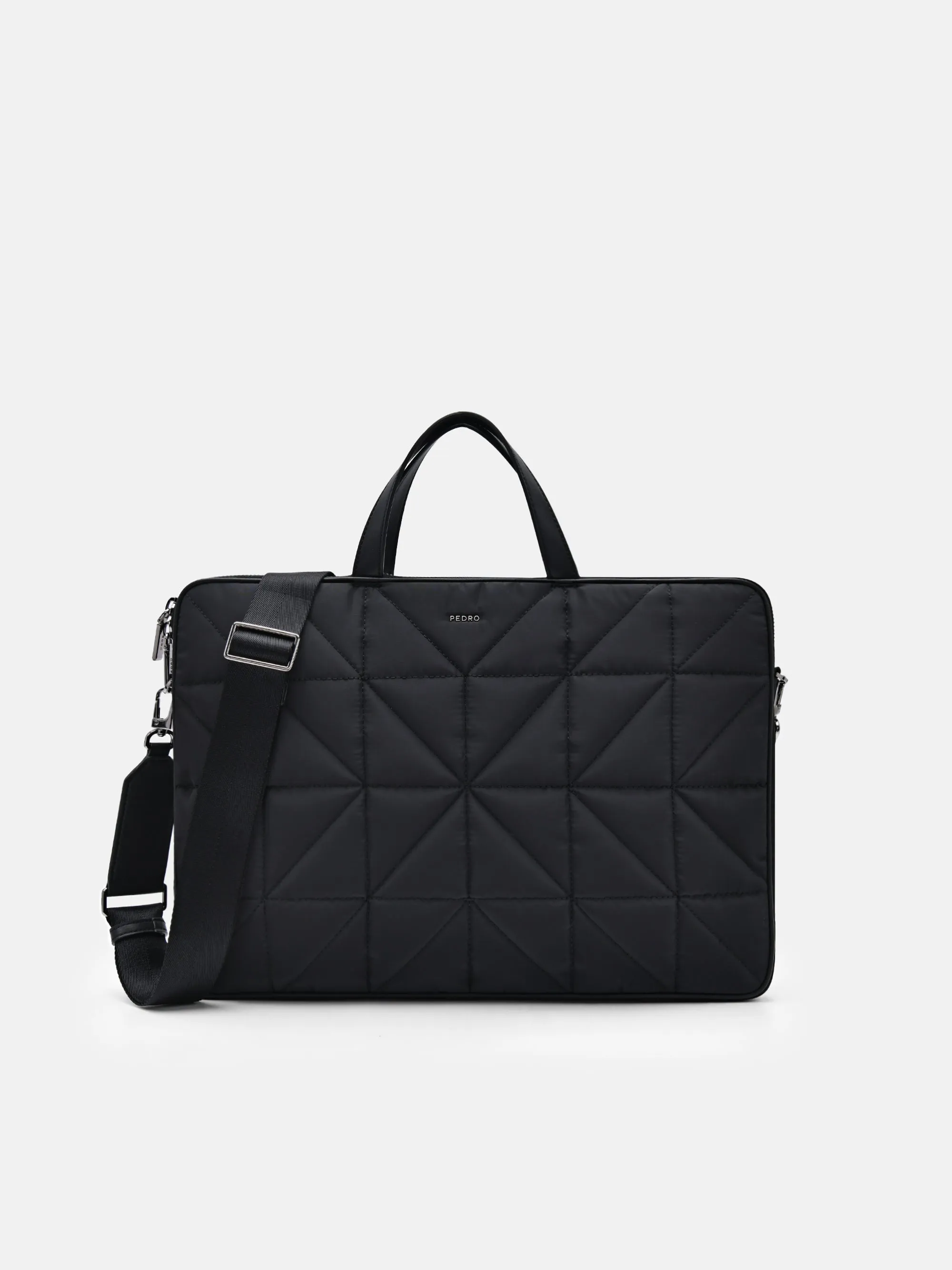 Nylon Portfolio Bag in Pixel