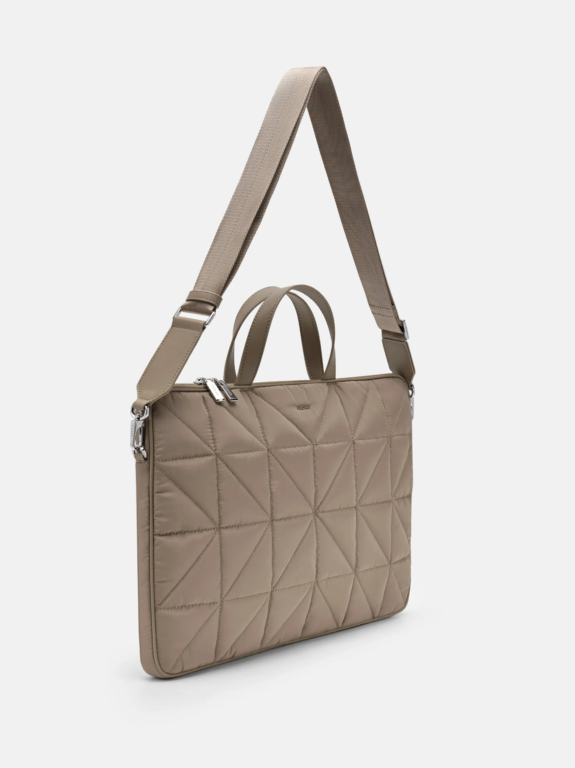 Nylon Portfolio Bag in Pixel