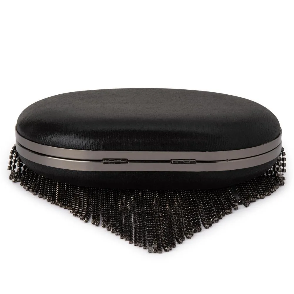 OB6262 BRIA CRYSTAL FRINGED BAG