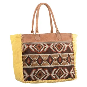 OHLAY WEEKENDER Upcycled Wool Upcycled Canvas  Genuine Leather women bag western handbag purse