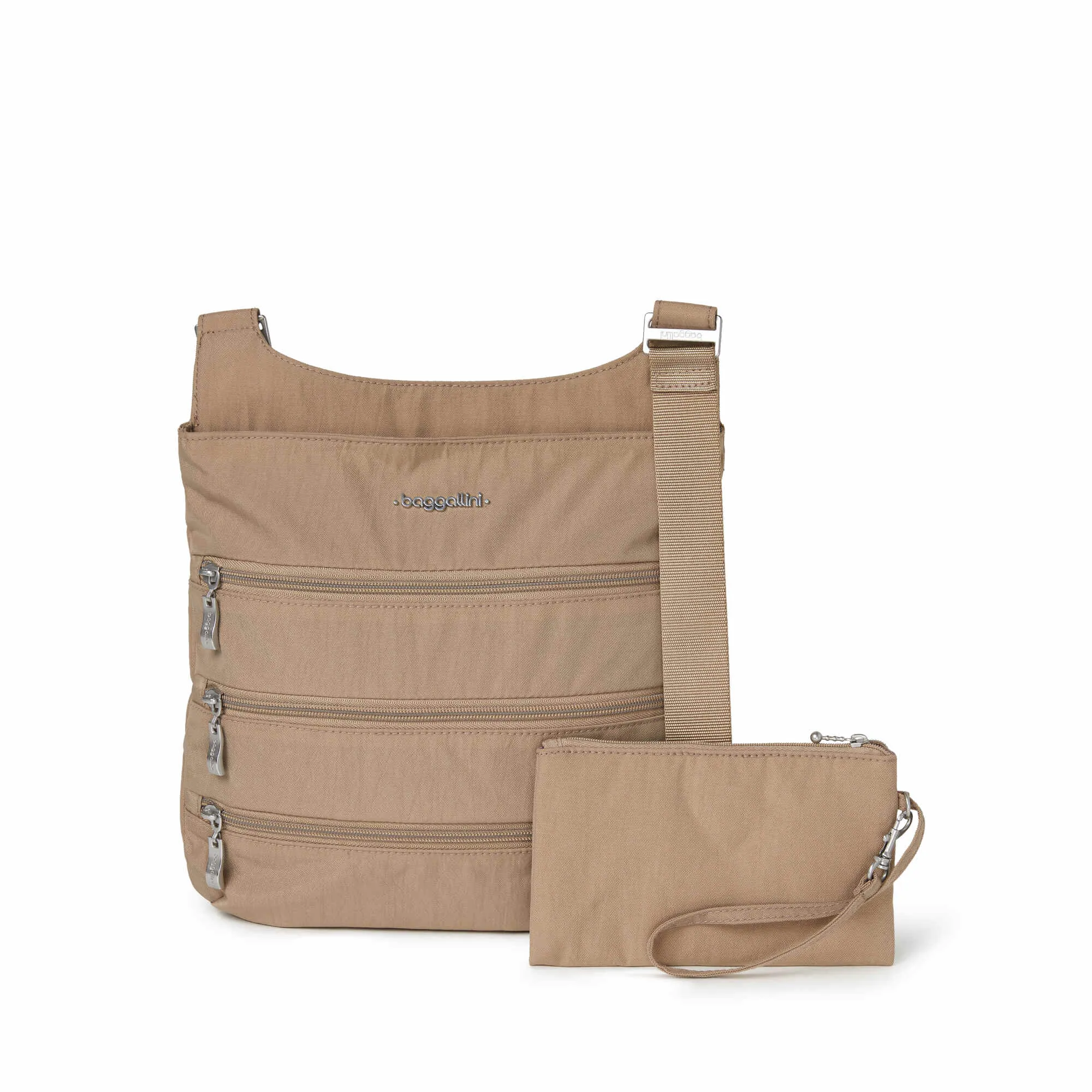 On Sale - Baggallini Big Zipper Bagg/Purse With RFID