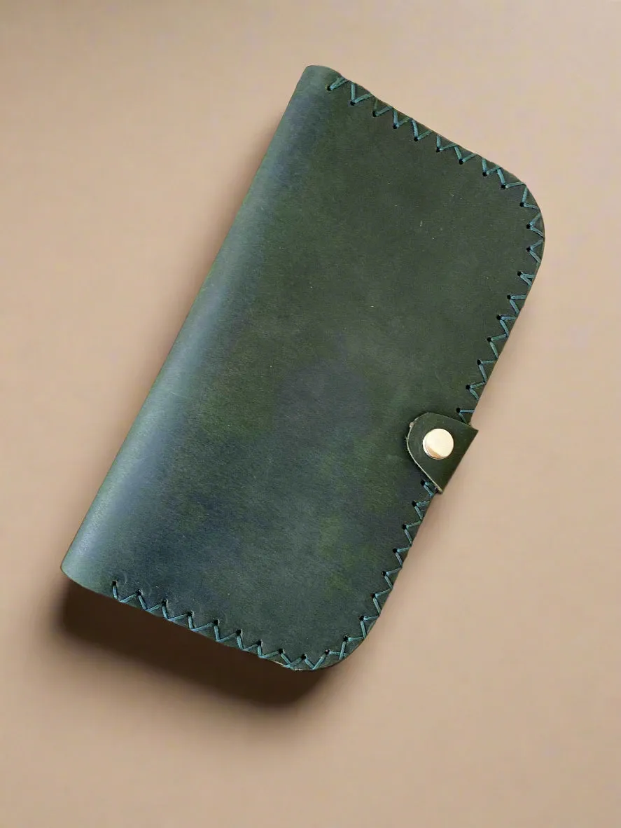 One Snap Leather Wallet (more colors)