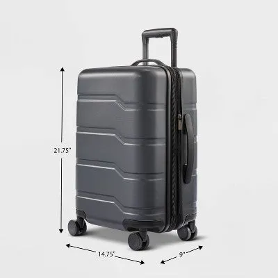 Open Box - Hardside Carry On Suitcase Gray - Open Story