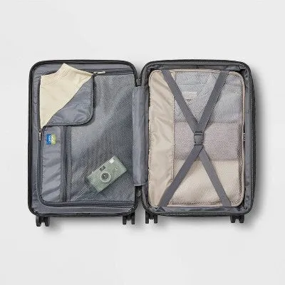 Open Box - Hardside Carry On Suitcase Gray - Open Story