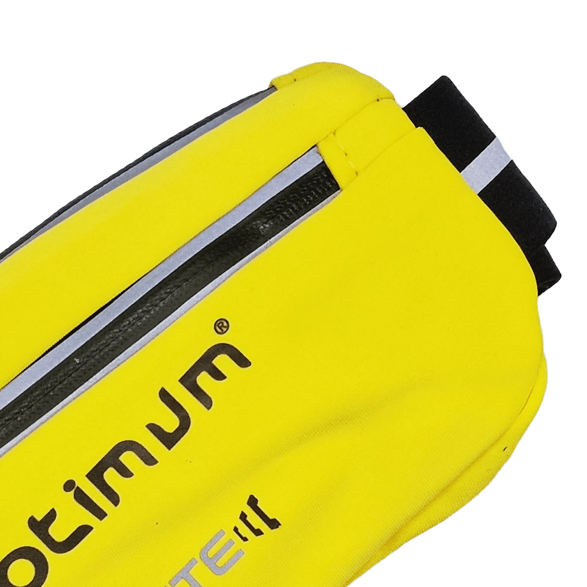 Optimum Ultra Slim Hi-Viz Running Belt Waist Pack, Lightweight Fanny Pack, Water Resistant Runner Waist Bag