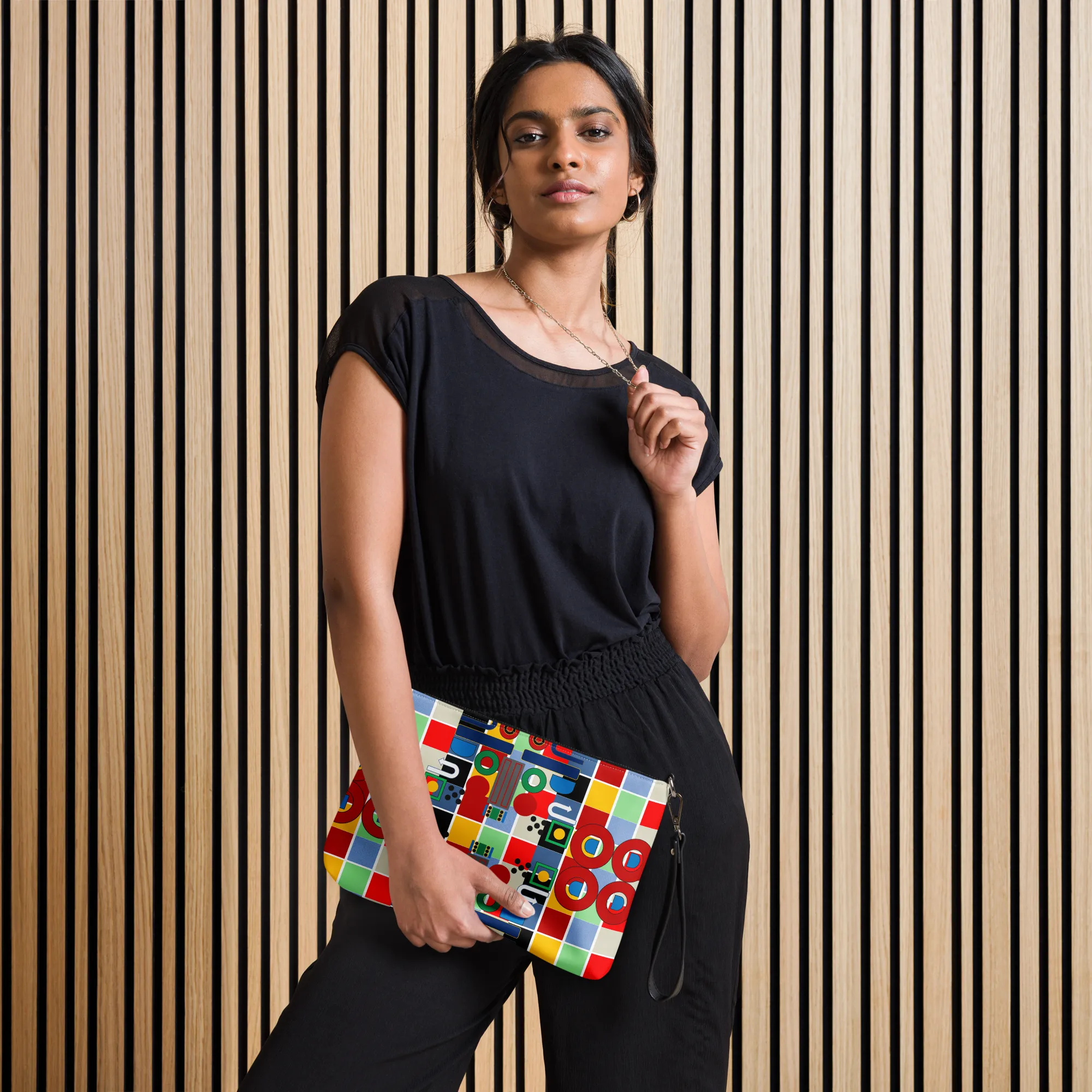 OS Symbol-inspired Crossbody bag