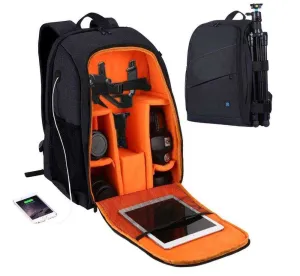 Outdoor Portable Waterproof Handheld Stabilizer Camera Backpack with Rain Cover