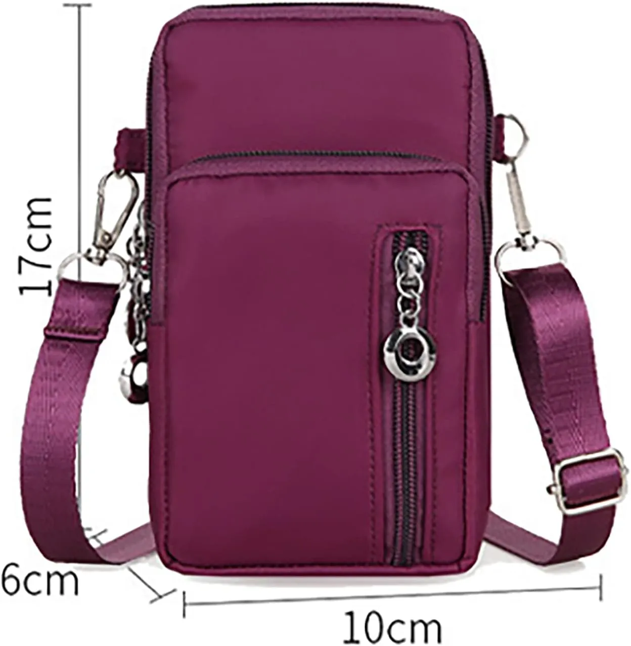 Packable Backpack for Women Men Chest Bags Daypack Crossbody for Travel Sport Running Hiking Passport Holder(Red)