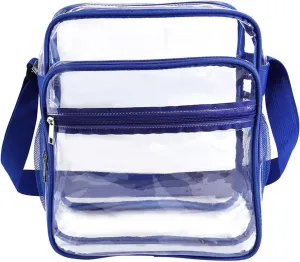 Packable Backpack for Women Men Stadium Approved with Front Pocket for Concerts Beach Vacation Essentials(Blue)