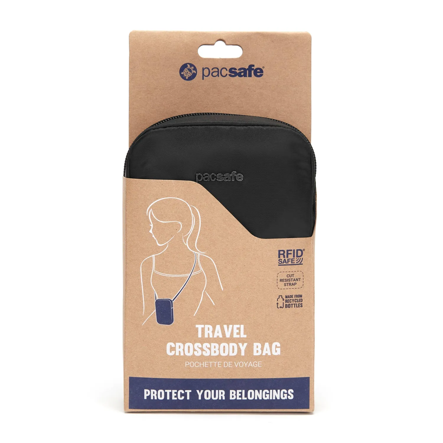 Pacsafe RFIDsafe RFID Blocking Travel Crossbody