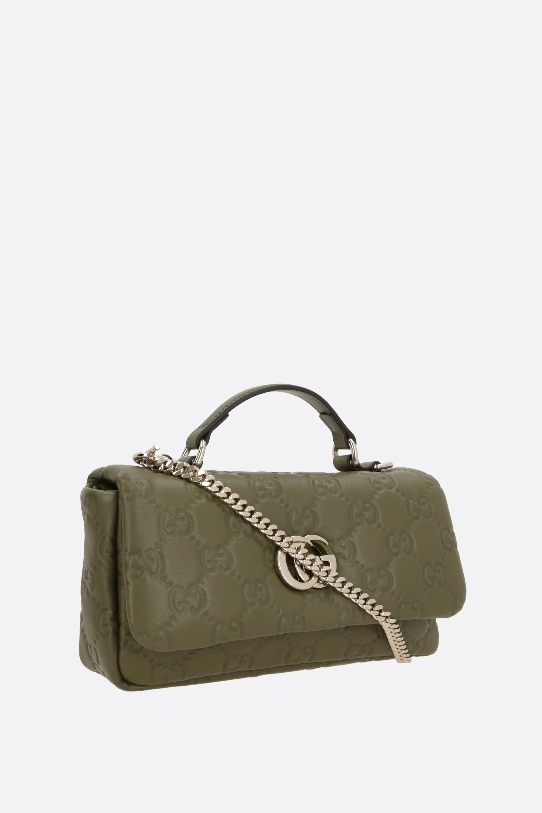 Padded GG Pattern Leather Mini Bag