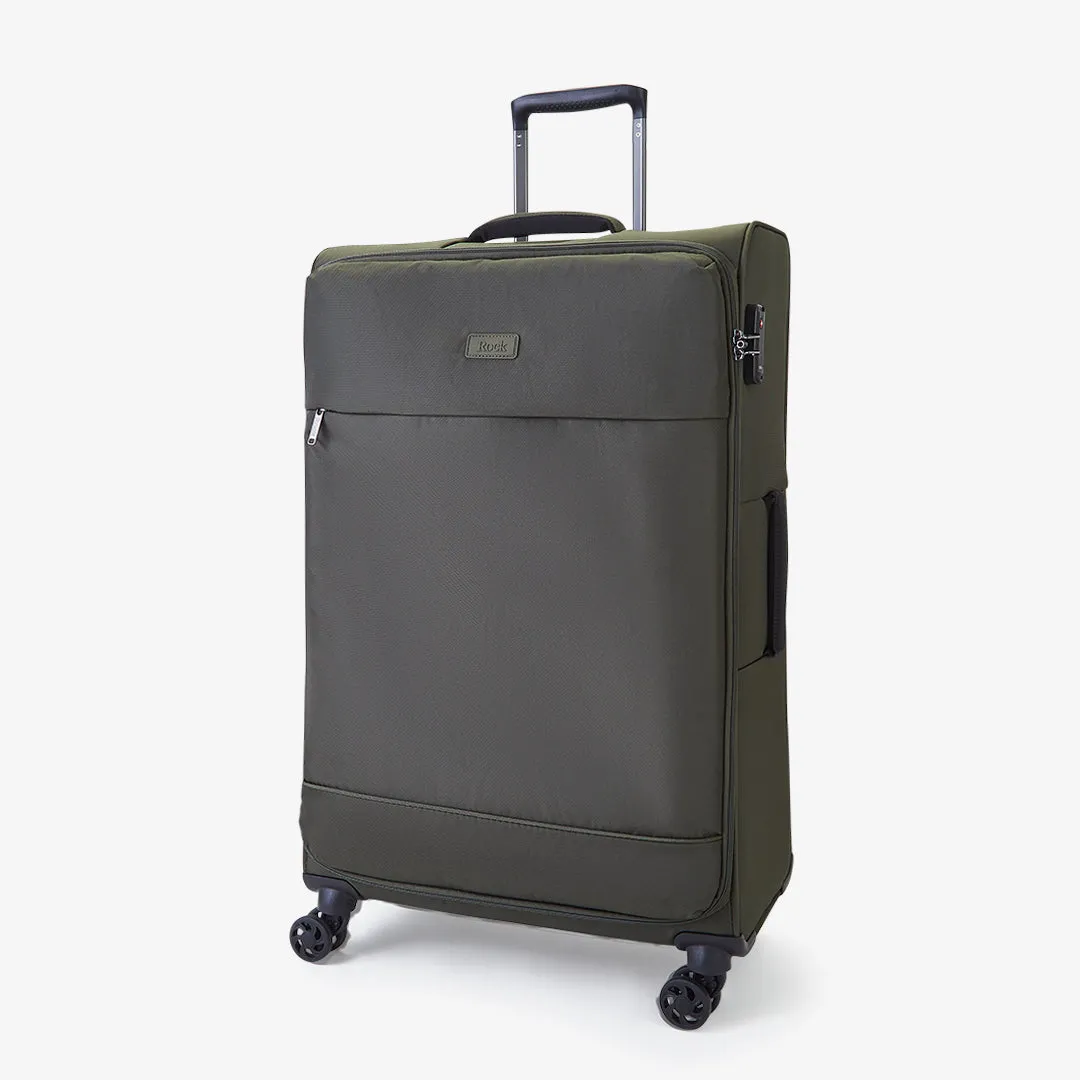 Paris Set of 3 Suitcases in Olive Green