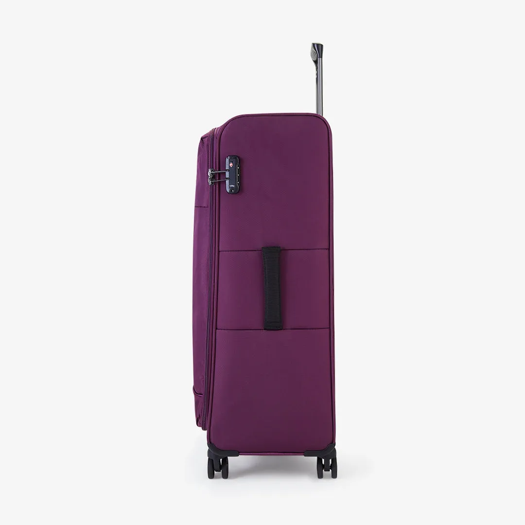 Paris Set of 3 Suitcases in Purple