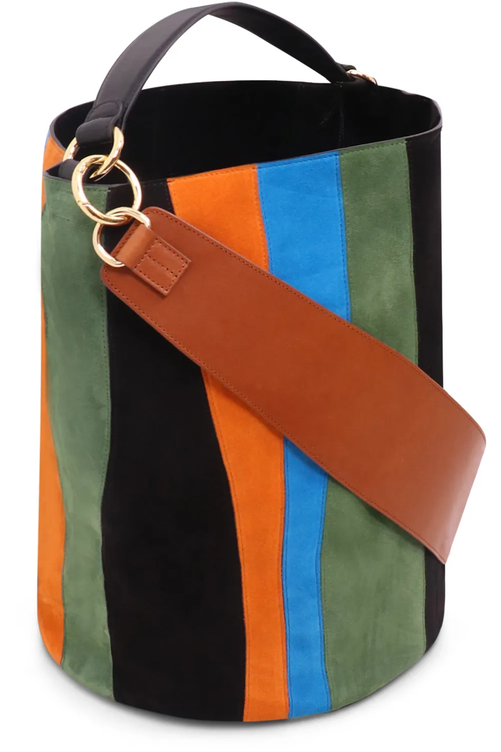PATCH CYLINDER MAXI BAG | GREEN