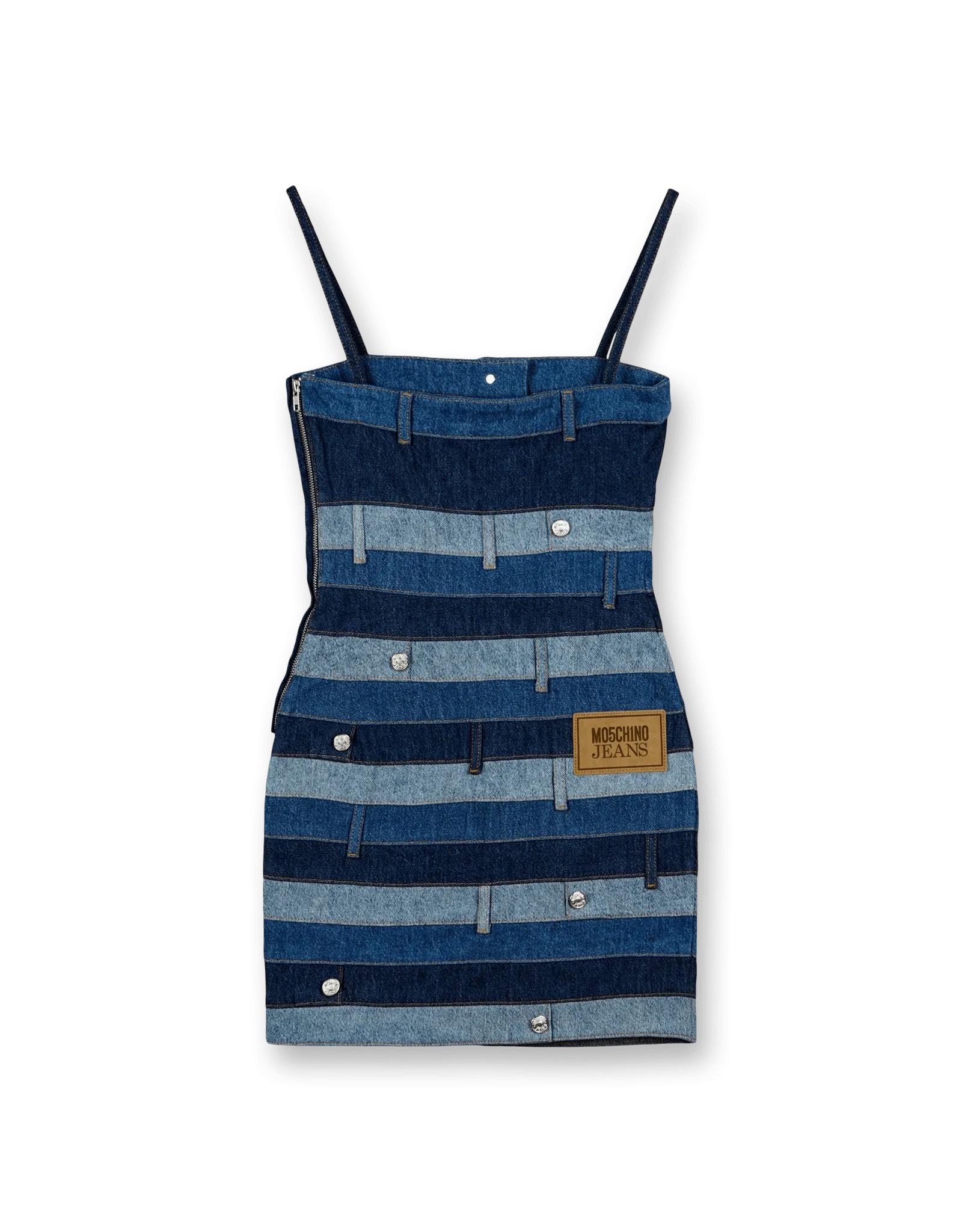 Patchwork Denim Dress