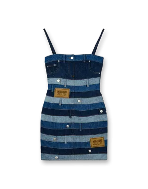 Patchwork Denim Dress