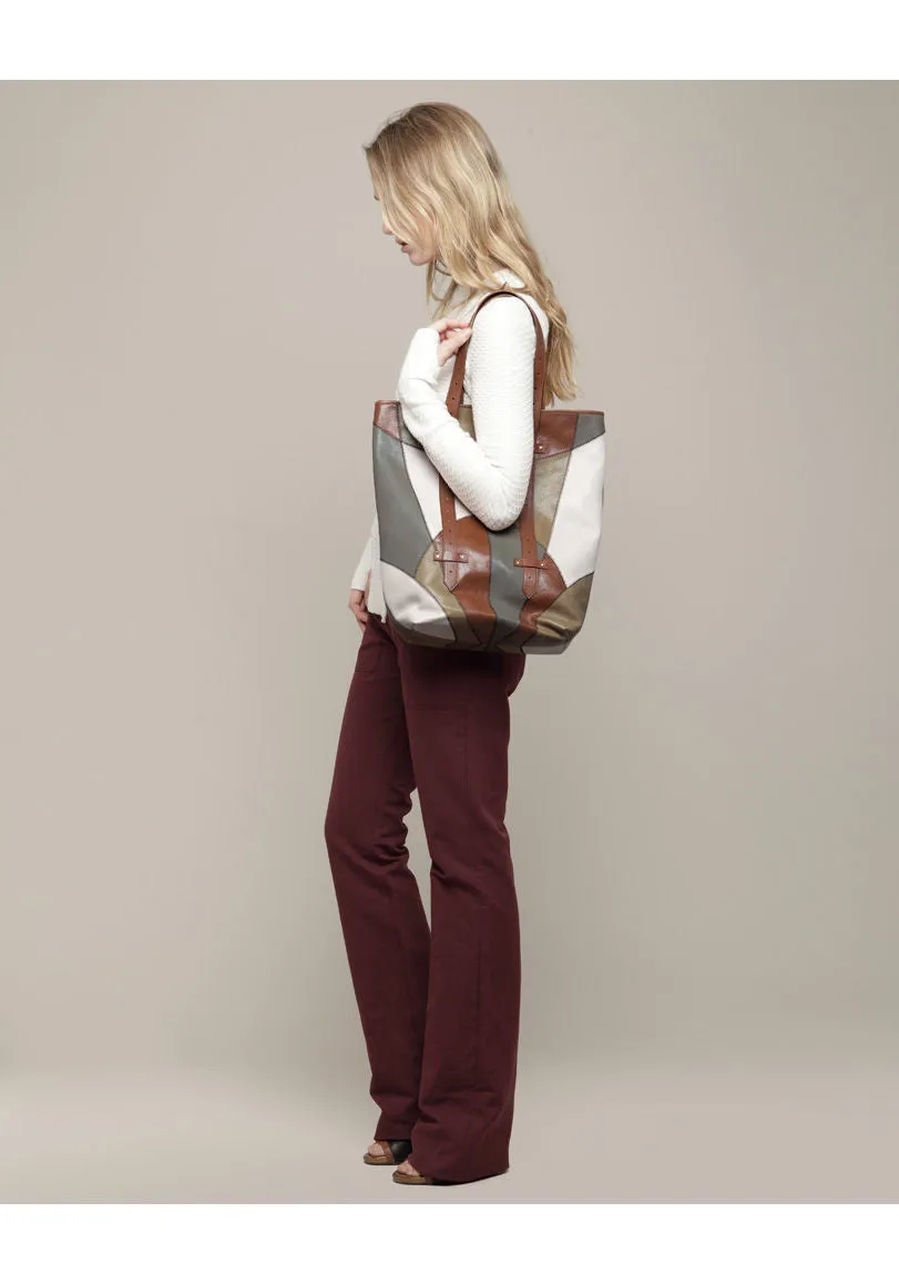 Patchwork Shopping Tote