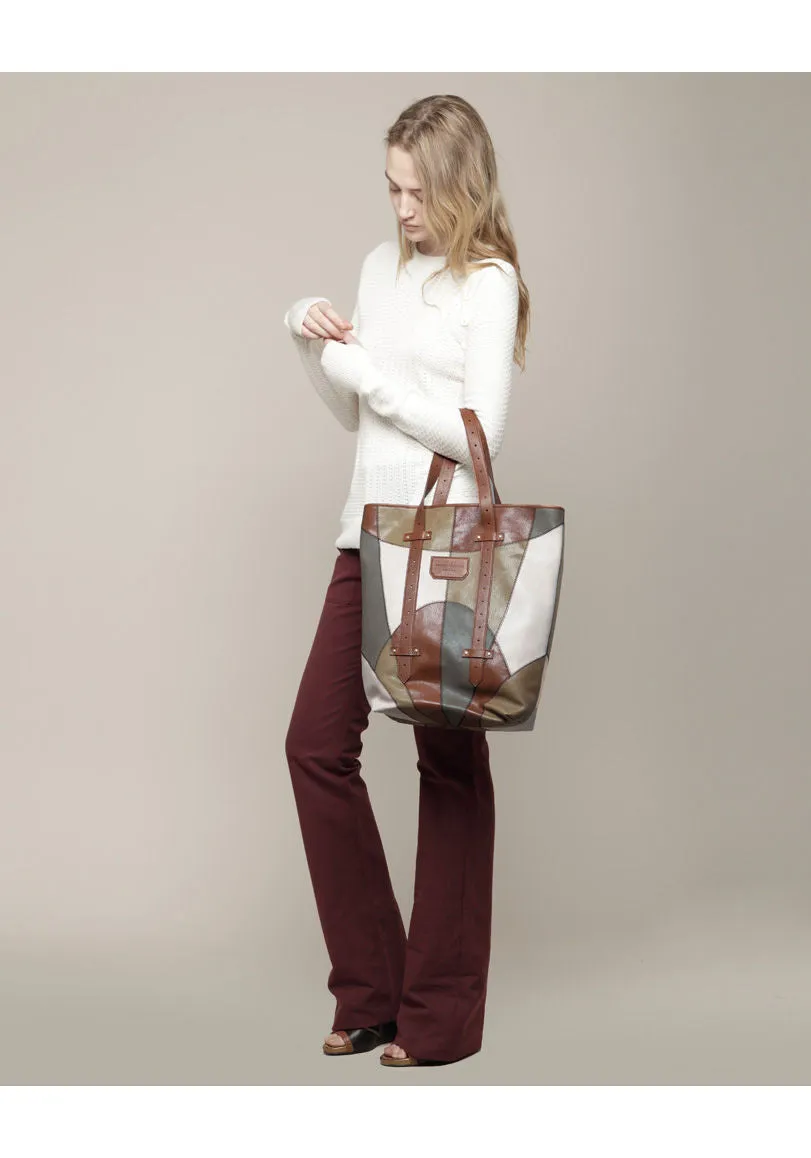 Patchwork Shopping Tote