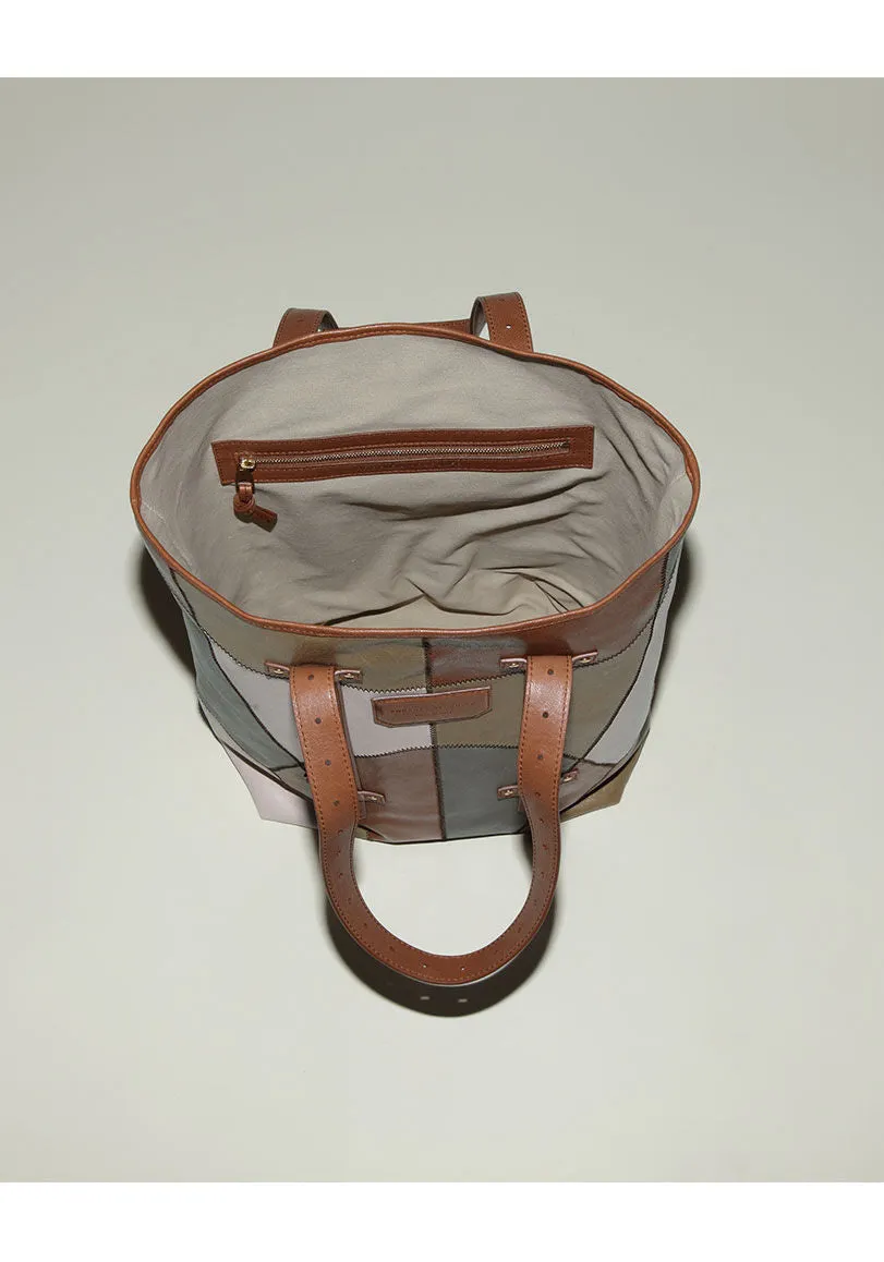Patchwork Shopping Tote