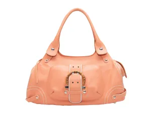 Peach Salvatore Ferragamo Shoulder Bag
