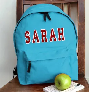 Personalised Applique Name Rucksack