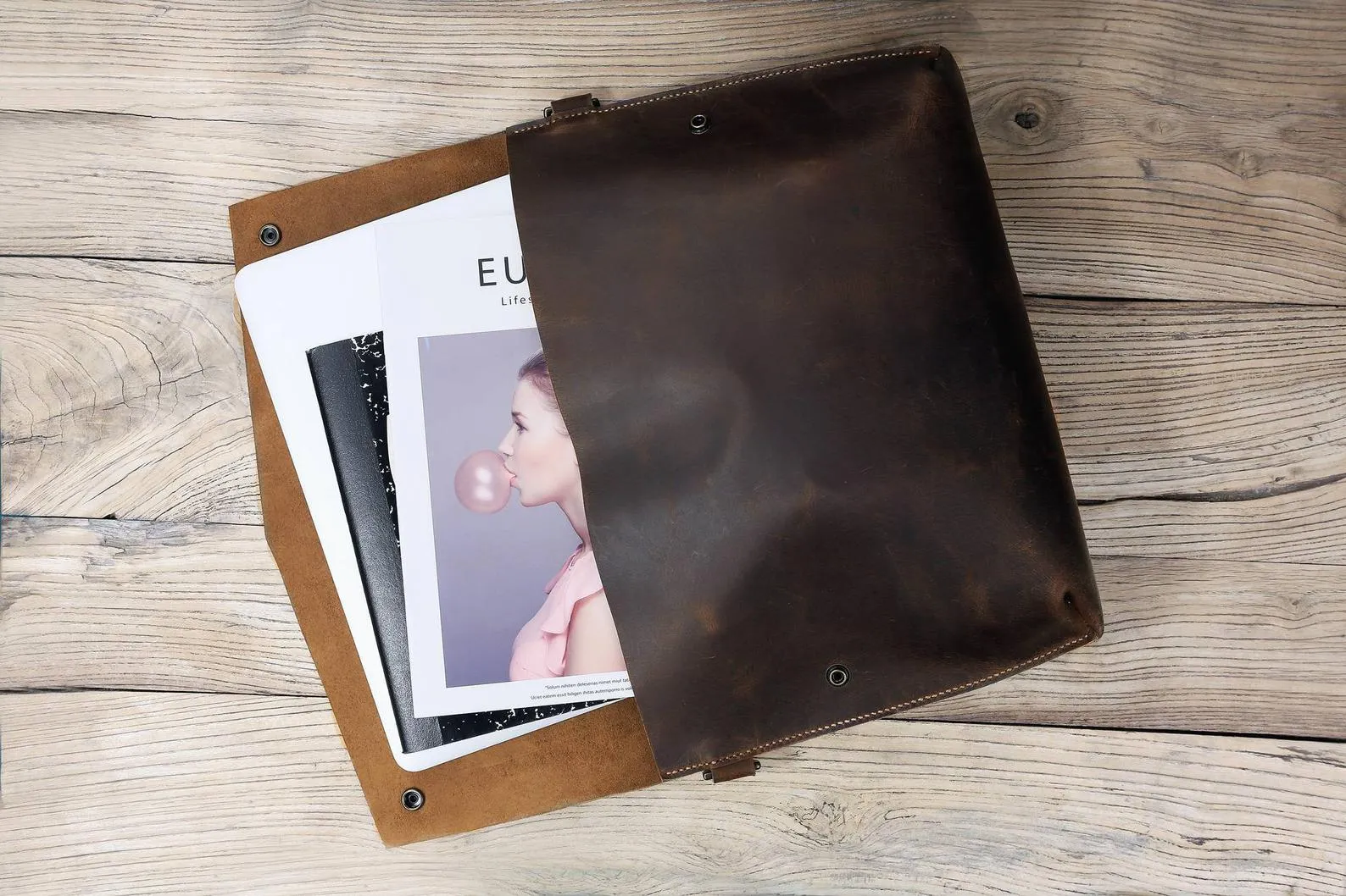 Personalized leather casual designer crossbody bag for men