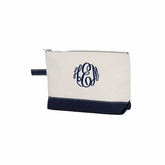 Personalized Weekender Duffel Bag with Matching Cosmetic Bag