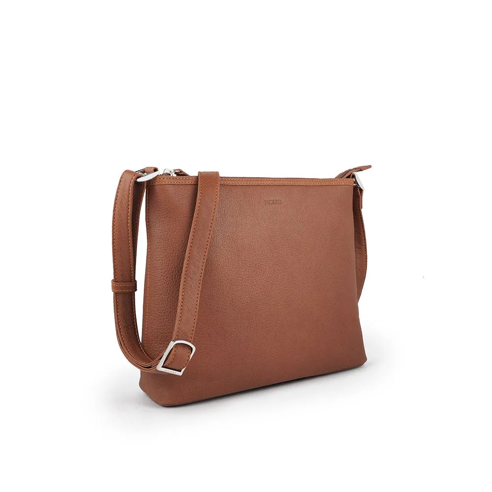 Picard Buffalo Ladies Leather Sling Bag (Tan Orange)