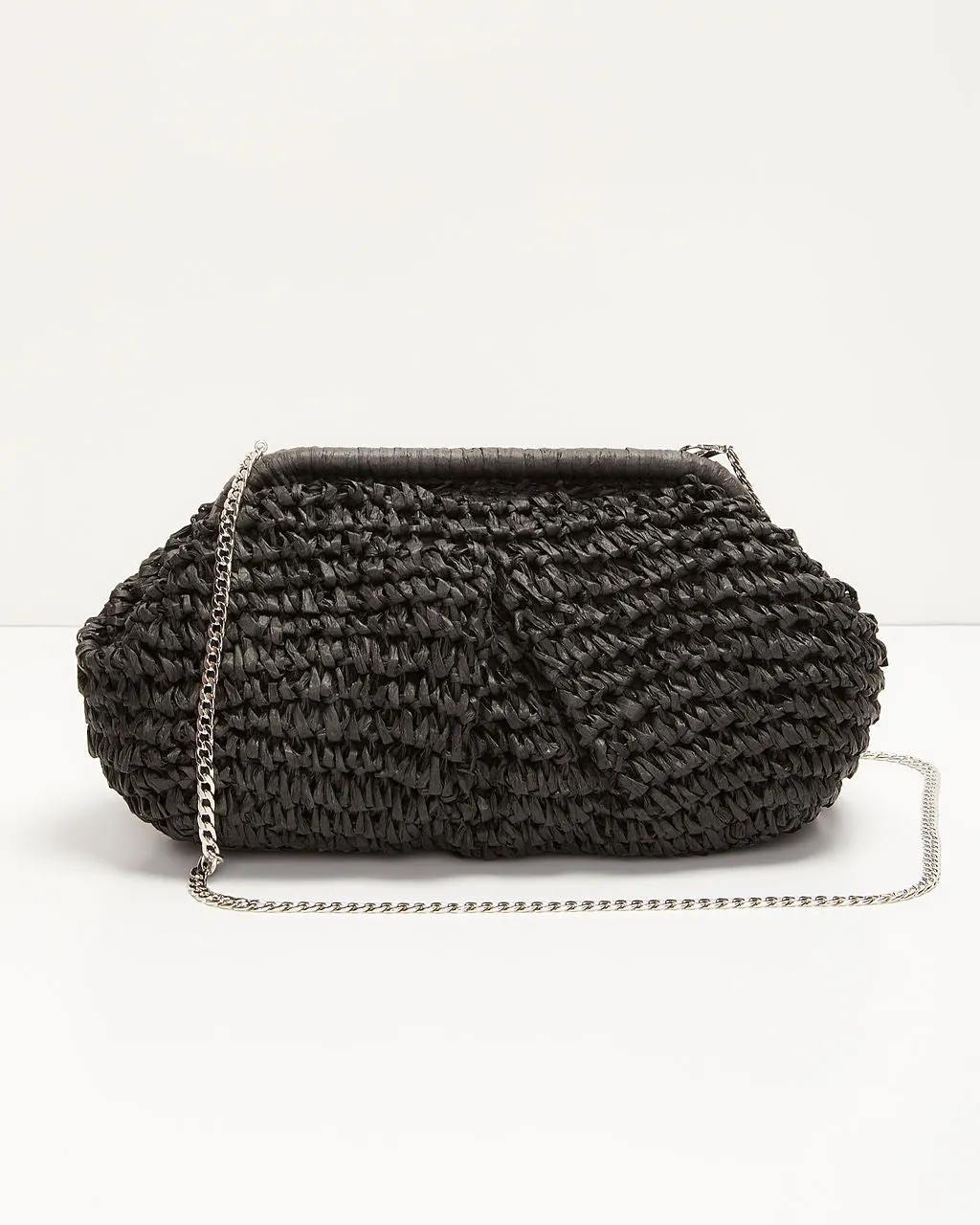 Poolside Straw Pouch Clutch