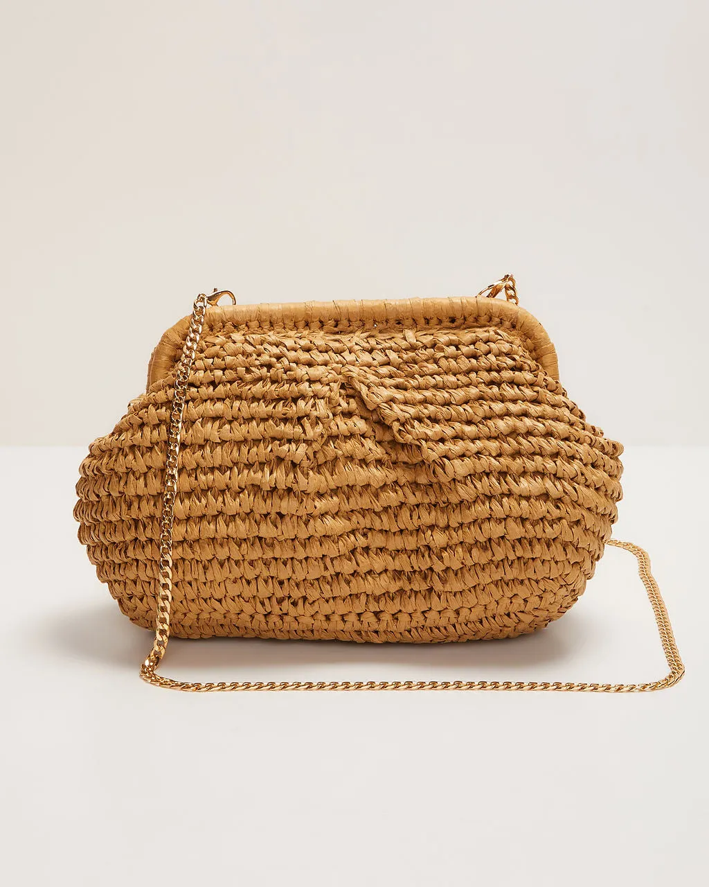 Poolside Straw Pouch Clutch
