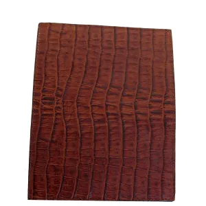 PORT36 - Knife Tail Cognac Gator Print Portfolio