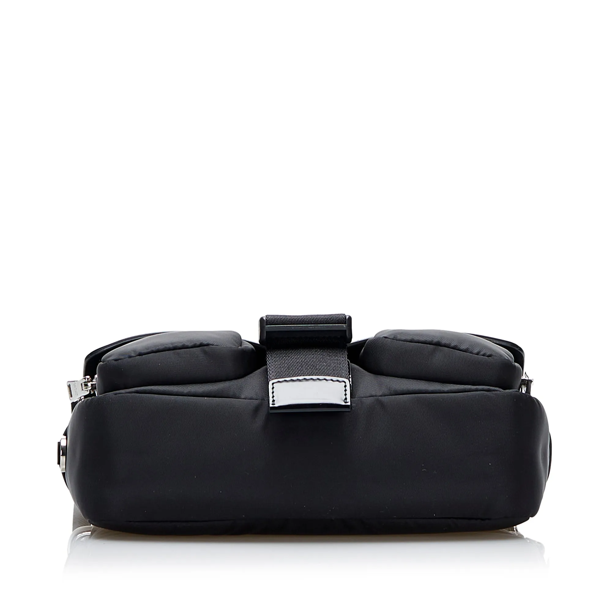PRADA Re-Nylon & Spazzolato Pocket Crossbody Crossbody Bag