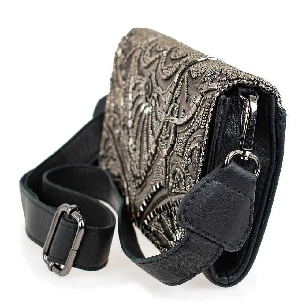 Precious Metal Waist/Crossbody Bag by Mary Frances