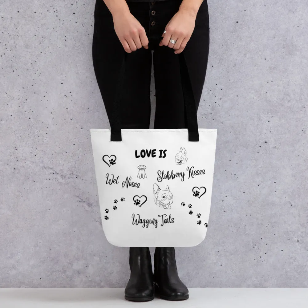 PT "Love Is" Tote bag