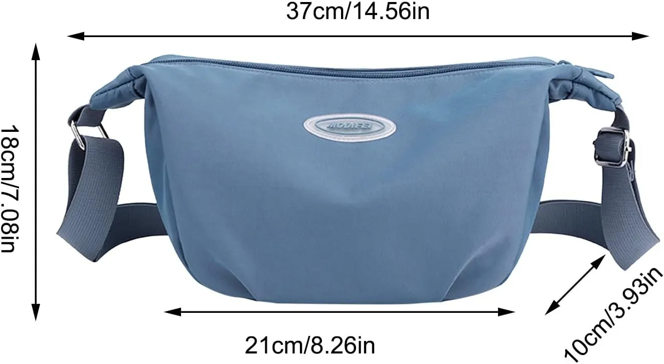 Purses for Women Crossbody Anti Theft Casual Travel Tote Foldable Hobo Bags Beach Bag Water Proof Sandproof(Blue)