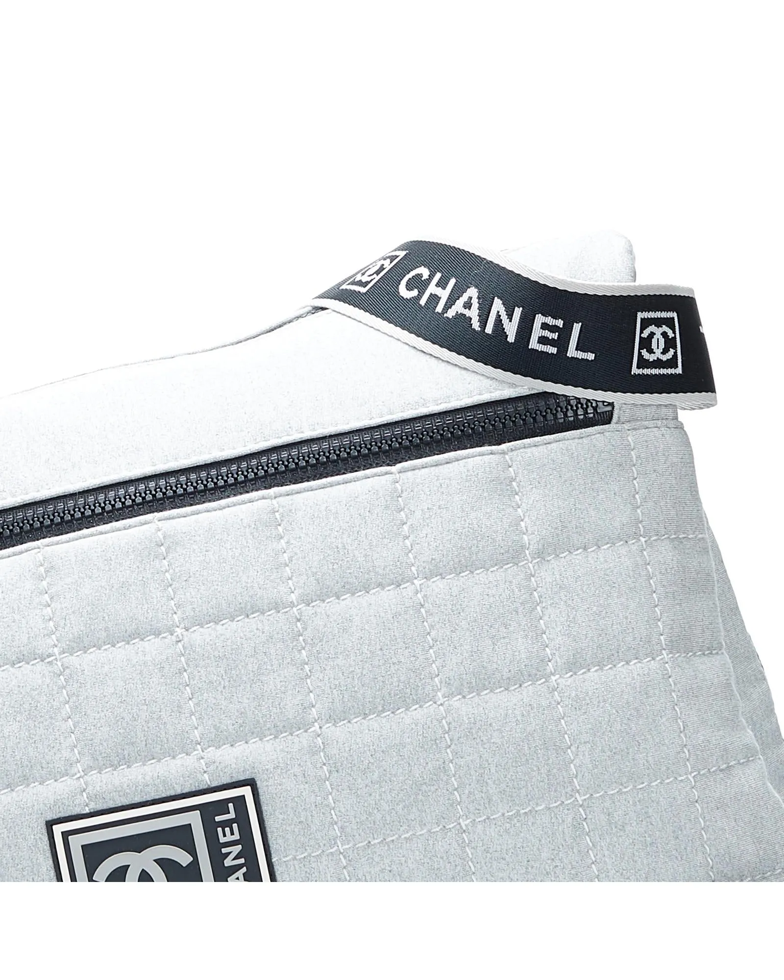 Quilted Cotton Sport Line Crossbody Bag with Multiple Pockets