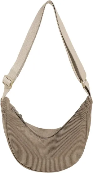 Quilted Crossbody Bags for Women Crossbody Purses and Handbags Lightweight Pocketbook Temperament Clutch Purse(Khaki)