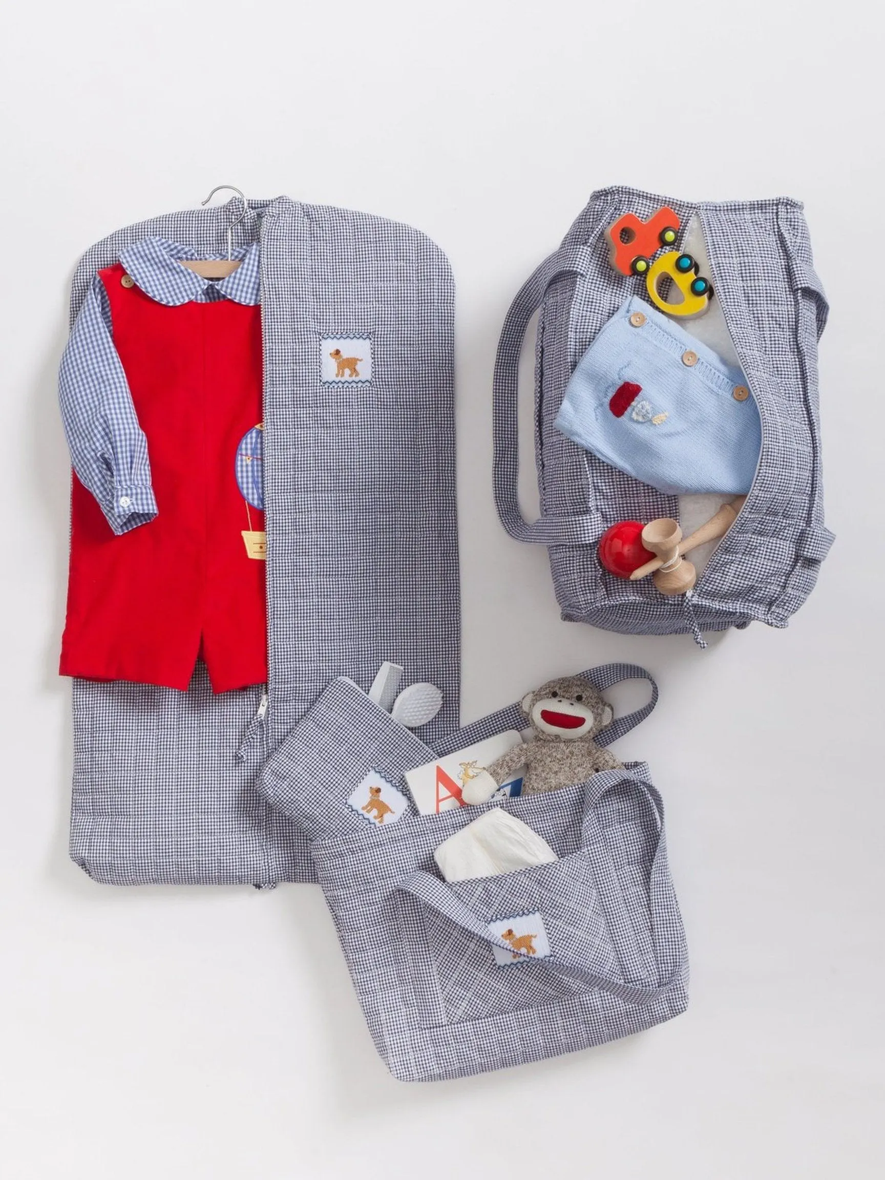 Quilted Luggage - Dog