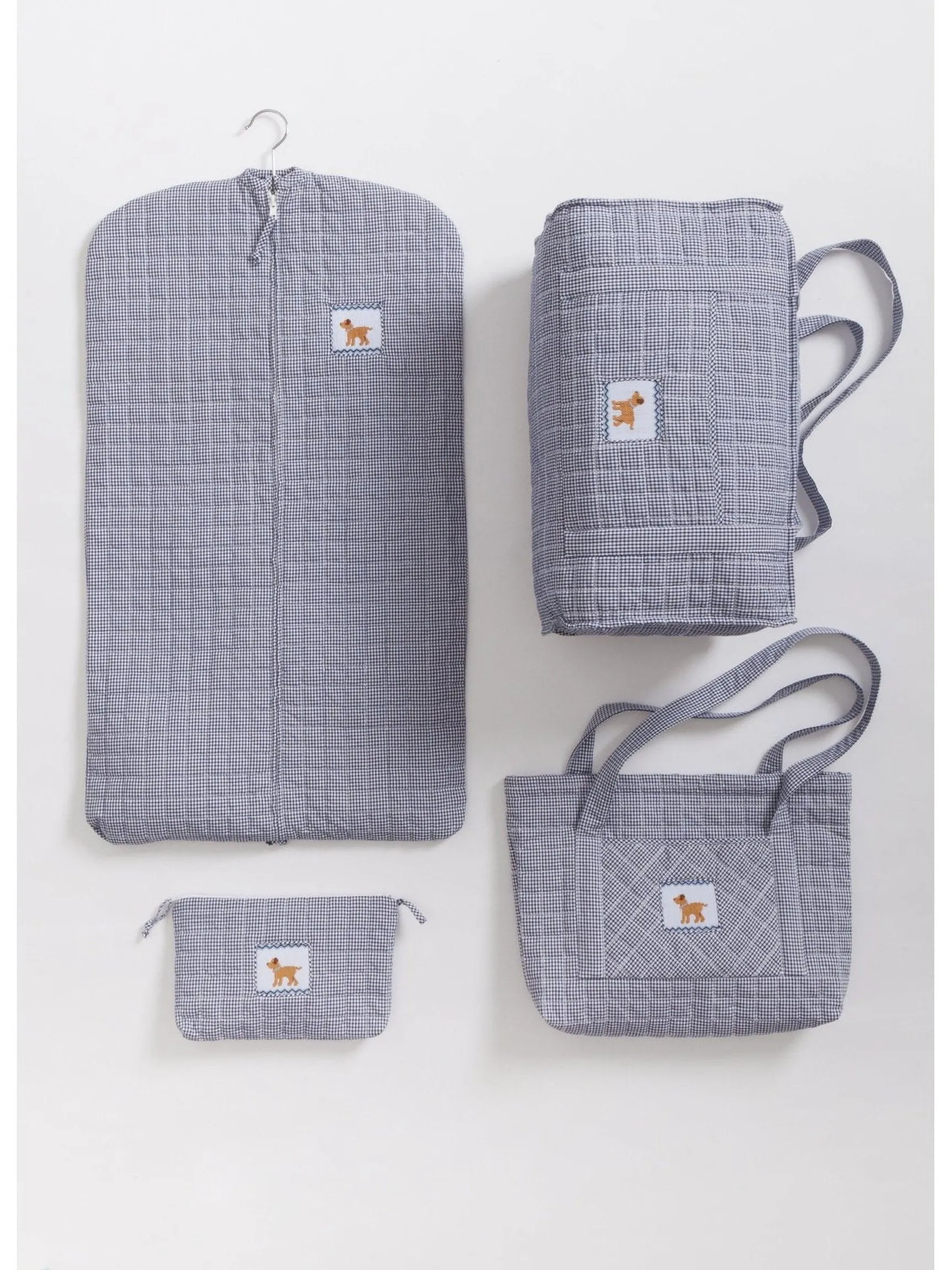 Quilted Luggage - Dog