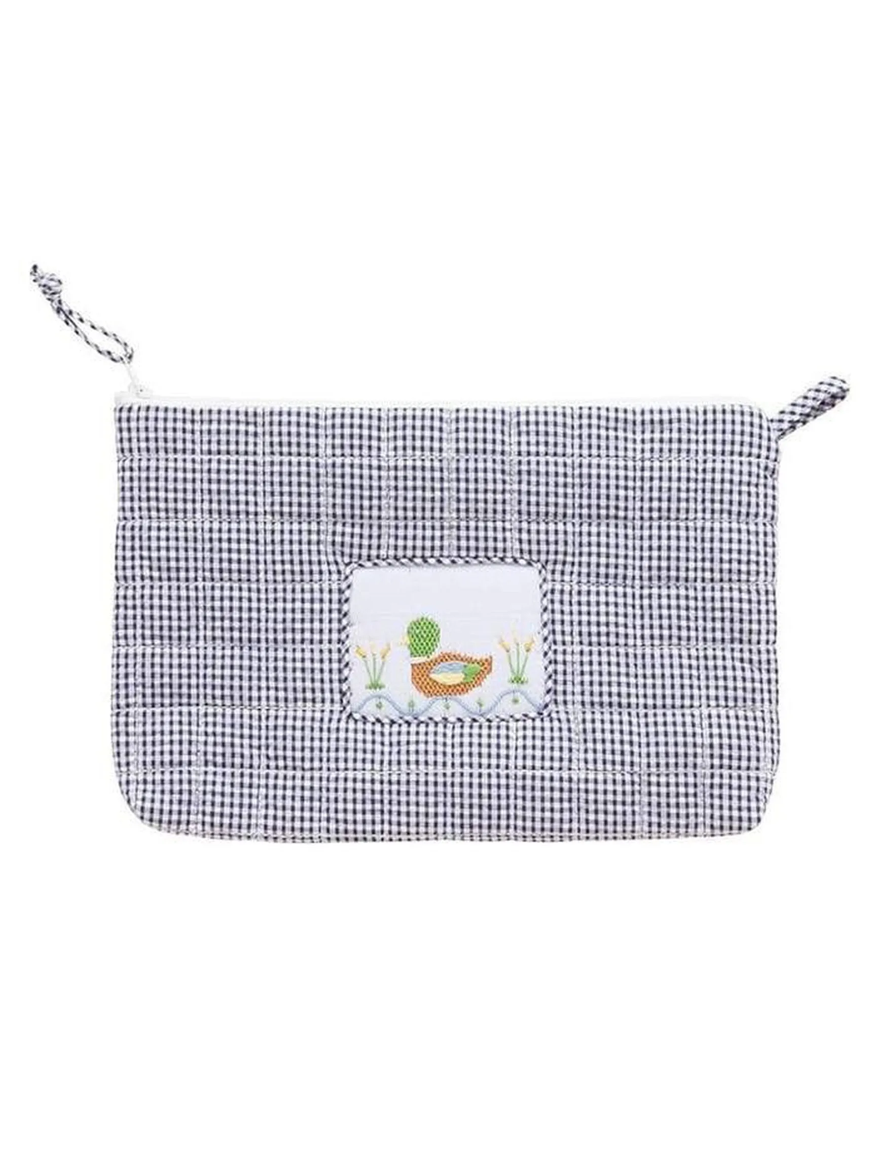 Quilted Luggage - Navy Mallard