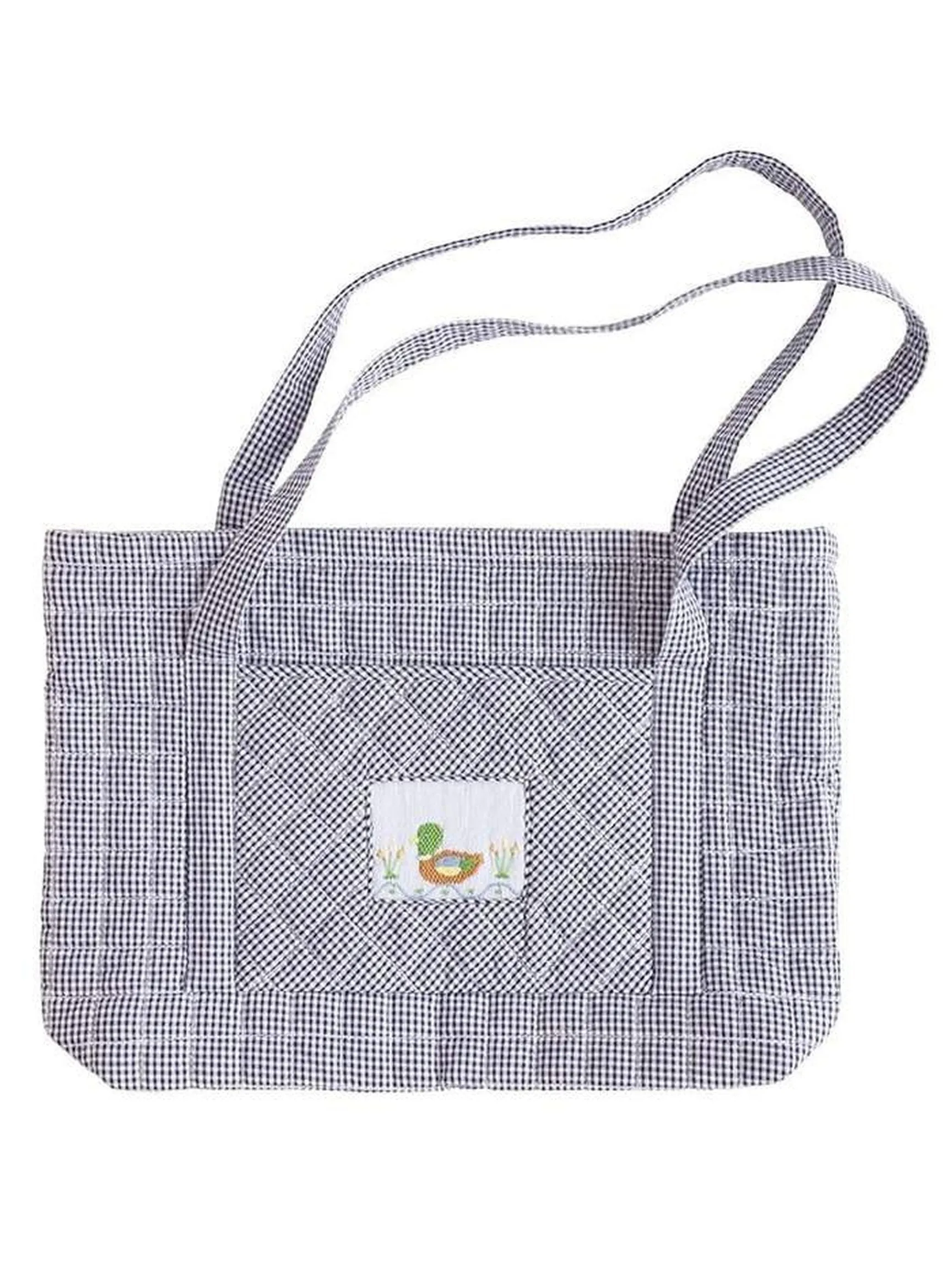 Quilted Luggage - Navy Mallard
