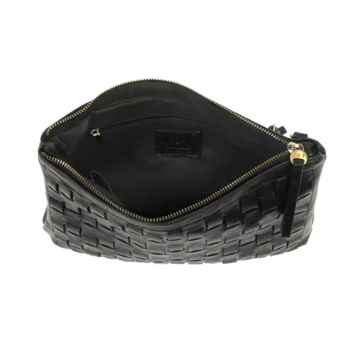 QUINN WOVEN CONVERTIBLE CROSSBODY CLUTCH