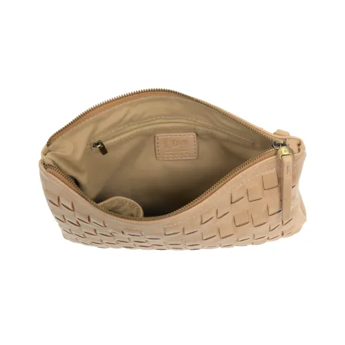 QUINN WOVEN CONVERTIBLE CROSSBODY CLUTCH