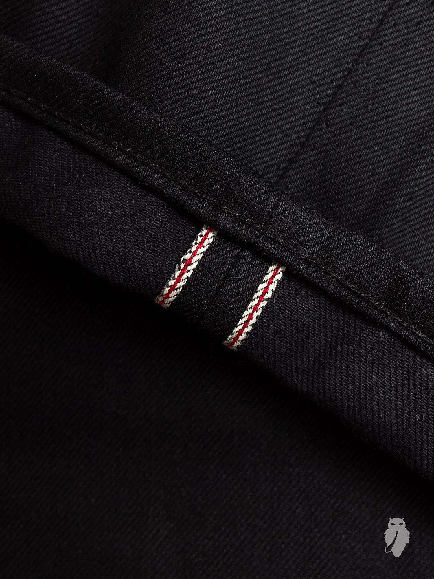 "Itochu" 11.5oz Black Selvedge Denim - Spikes Fit