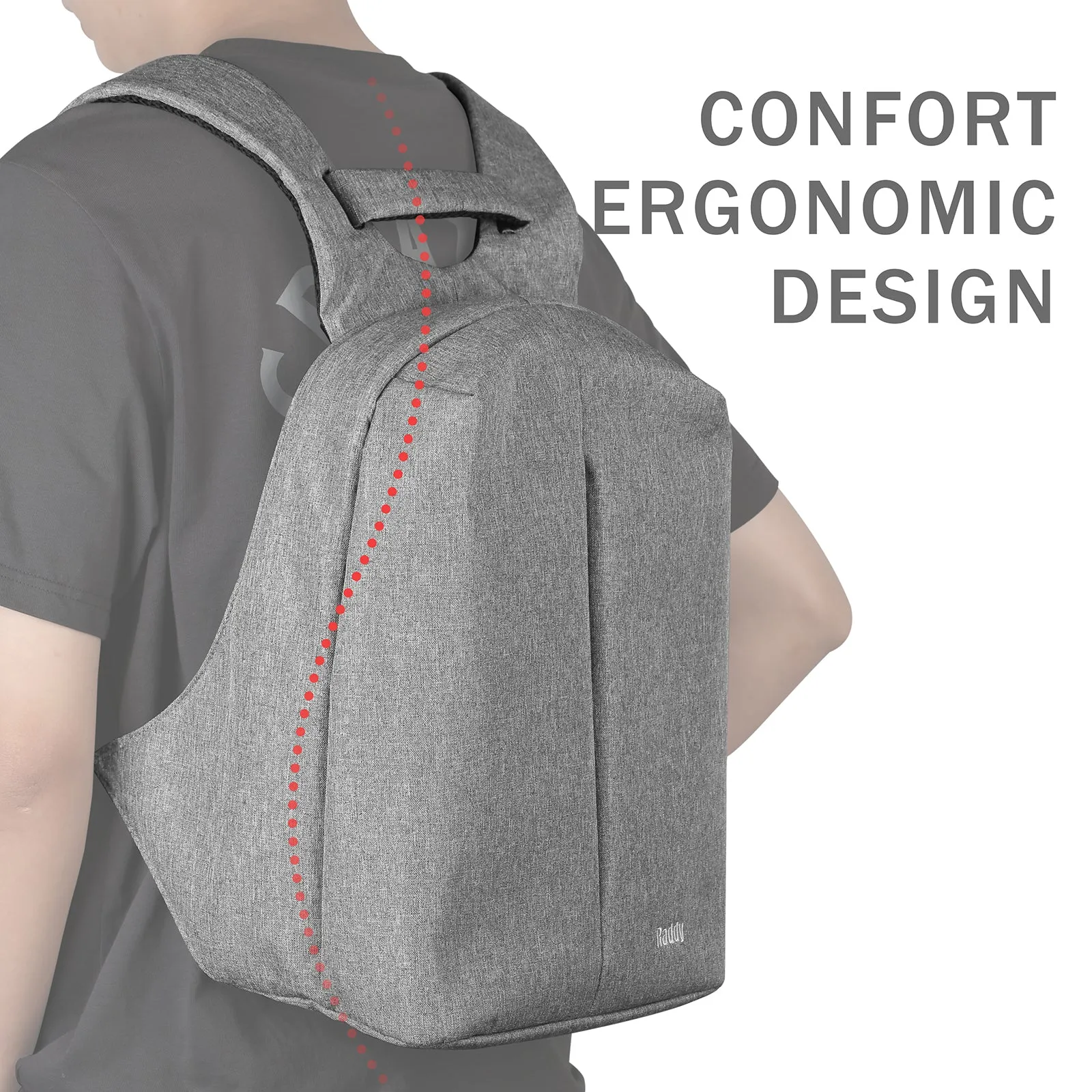 Raddy Multi-function Backpack | Ham Radio Accessories Laptop | Waterproof | for HF Transceiver Xiegu Icom Yaesu