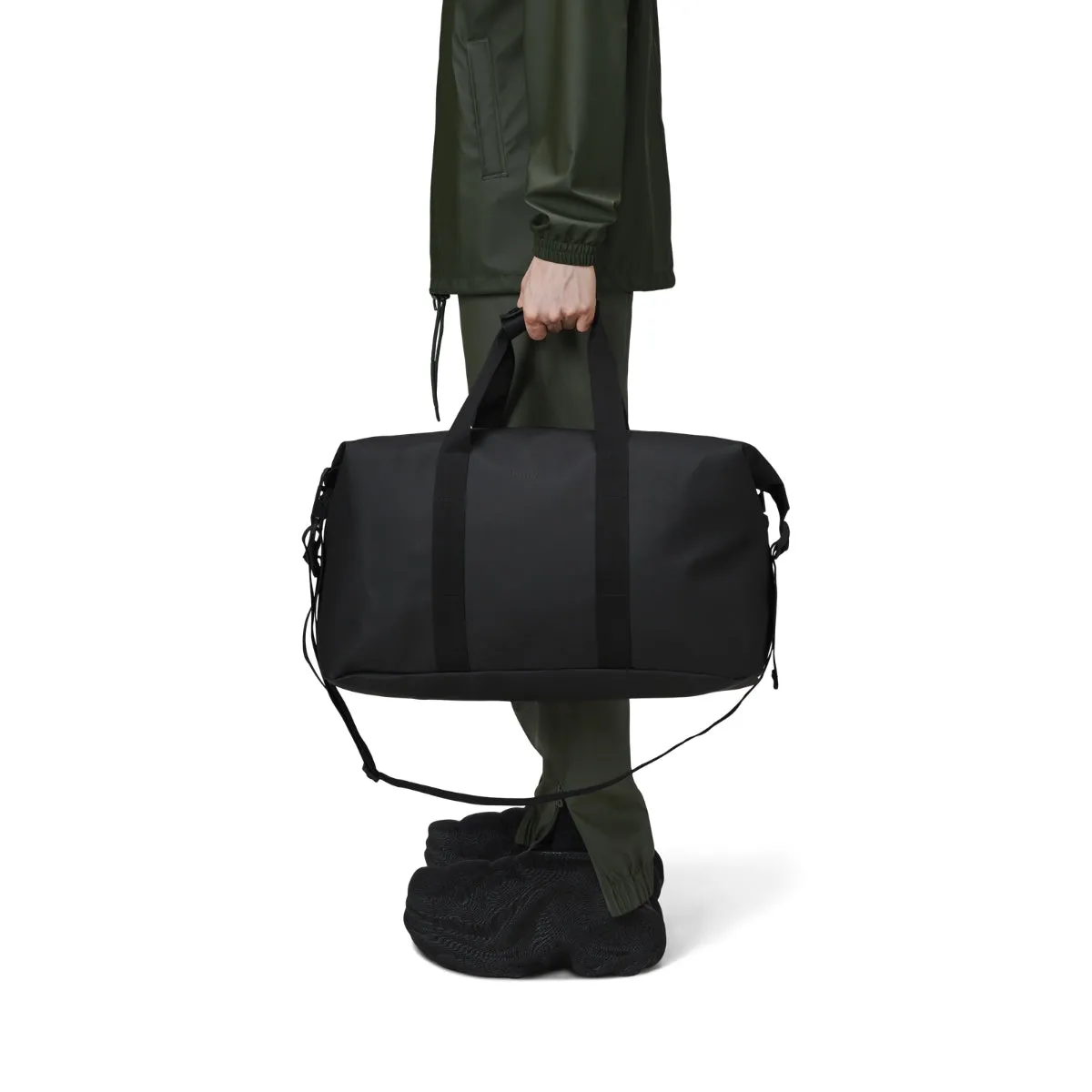 Rains Hilo Weekend Bag in Black