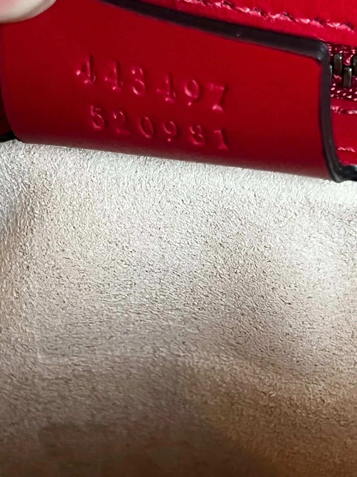 RED MARMONT MATELASSE BAG