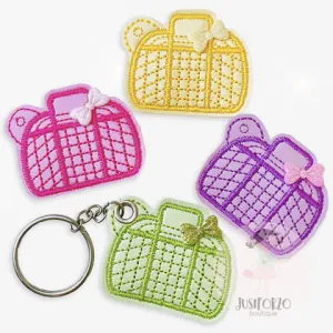 Retro Jelly Bag Feltie Keychains